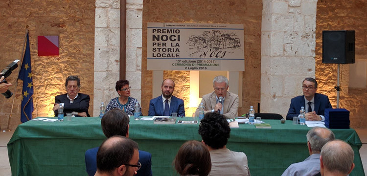 “Premio Noci per la storia locale”, cerimonia con i vincitori della 13° edizione