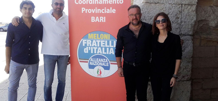 FdI-An: “Ci candidiamo ad essere il primo partito di centrodestra in Puglia”