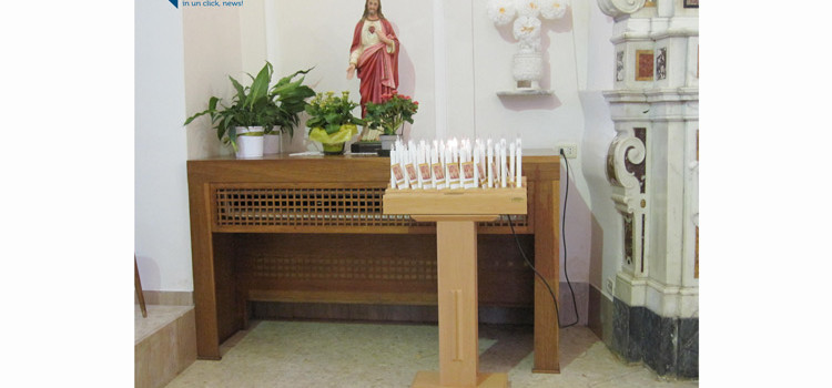 Nuovo candeliere per la Madonna della Croce