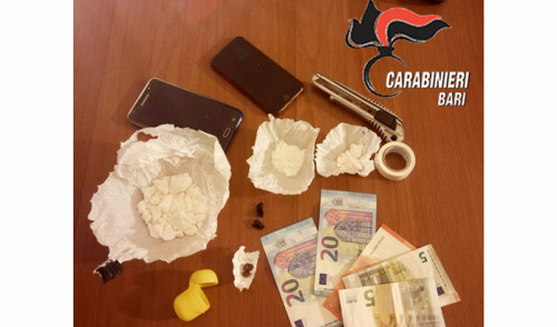 Controlli antidroga: 6 arresti nel sud-est barese