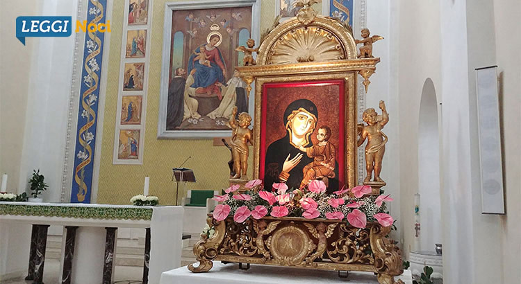 Madonna della Madia, soggiorno prolungato a Noci