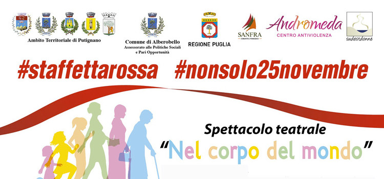 Staffetta Rossa contro la violenza sulle donne, tre appuntamenti ad Alberobello