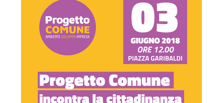 “Pogetto Comune” incontra la cittadinanza