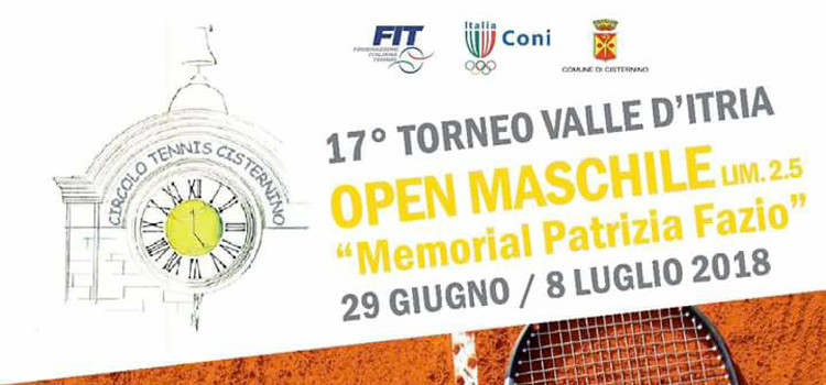 Tennis: a Cisternino il 5° Memorial “Patrizia Fazio”