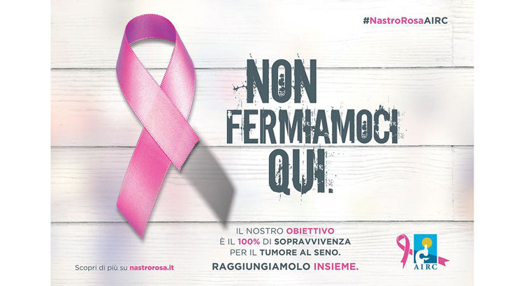 Un nastro rosa per sostenere la lotta contro il tumore al seno