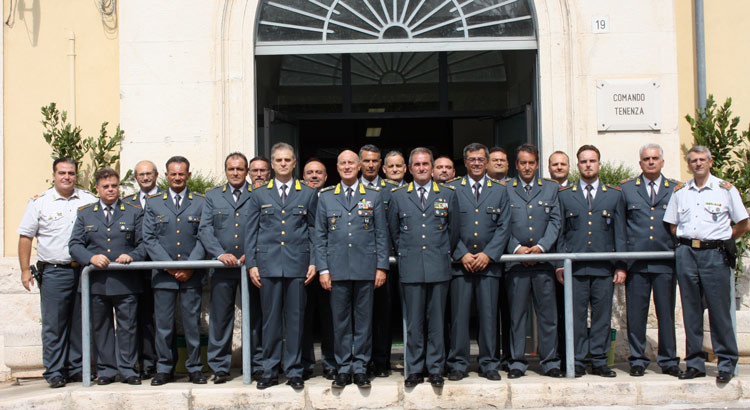 GdF: il Comandante Regionale Gen Vito Augelli in visita alla Tenenza di Putignano