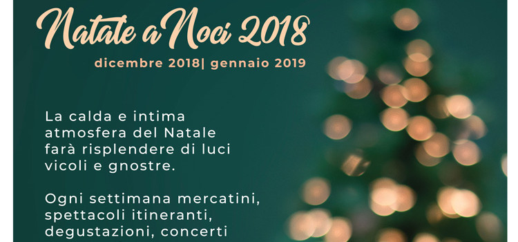 Riprende oggi il cartellone eventi NATALE A NOCI 2018