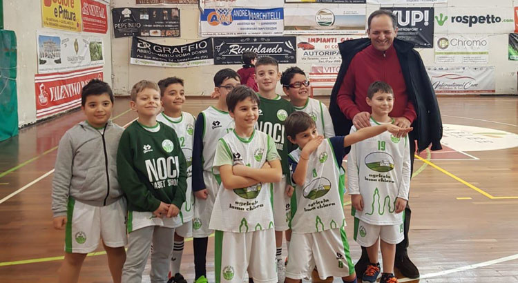 Basket School Noci al 1° Concentramento Scoiattoli di Castellaneta