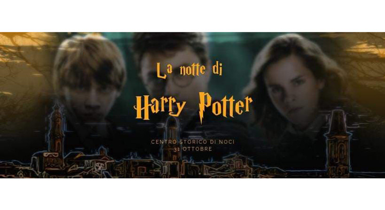 La notte di Harry Potter: il 31 ottobre il centro storico nocese si trasformerà in Hogwarts