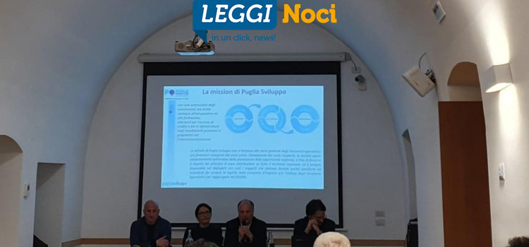Puglia Sviluppo: incontro formativo a Noci per conoscere le opportunità di finanziamento per le imprese