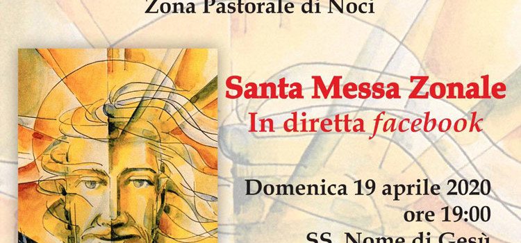 Santa Messa Zonale in diretta Facebook