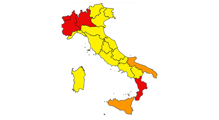 Slittato a domani l’entrata in vigore del DPCM. Puglia è zona arancione.