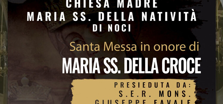 Santa Messa Maria S.S. della Croce in diretta al canale 174 di Antenna Sud
