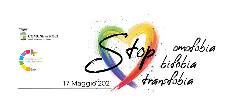 Il 17 maggio Noci celebra Giornata internazionale contro l’omofobia, la bifobia e la transfobia