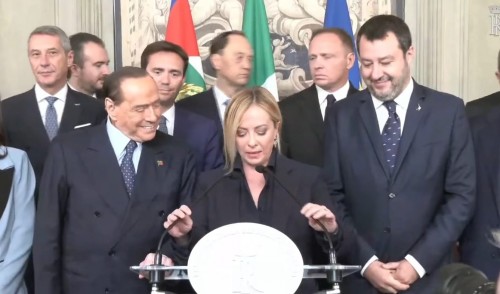 Giorgia Meloni è la prima Presidente donna del Consiglio dei Ministri